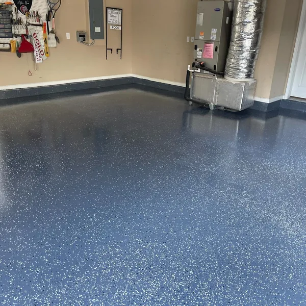 Commercial seamless epoxy floor, metro Atlanta