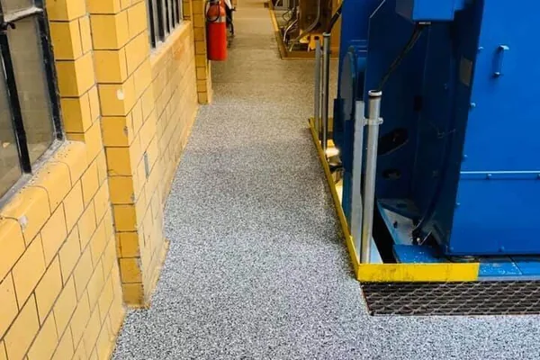 Manufacturing facility epoxy floor, metro Atlanta