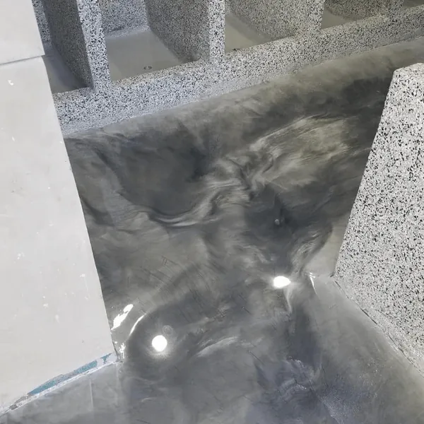 Pearl metallic epoxy finish, metro Atlanta