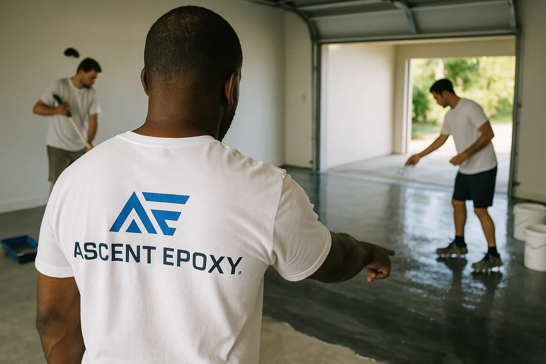 Precision Epoxy Atlanta installation crew