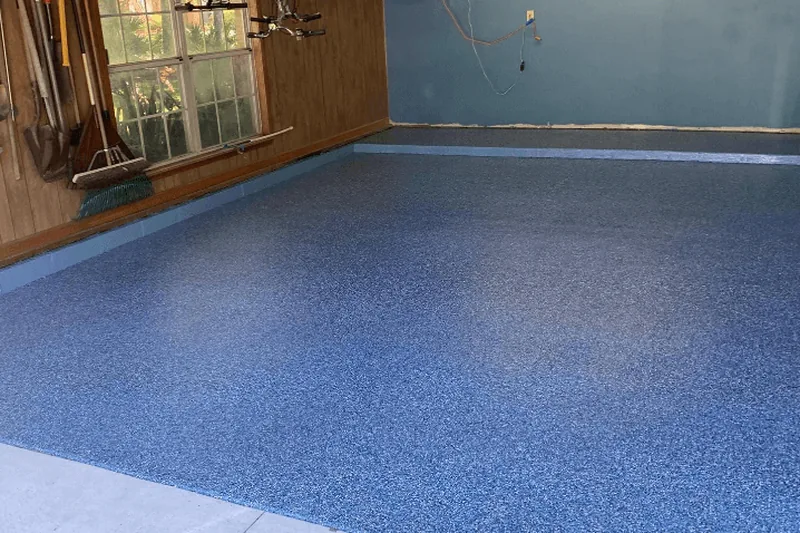 Residential epoxy floor installation in metro Atlanta